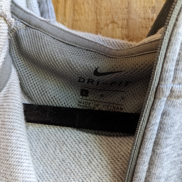 Nike Dri-FIT Women's Full-Zip Training Hoodie Black Size Large CD8799-010 - Picture 4 of 6